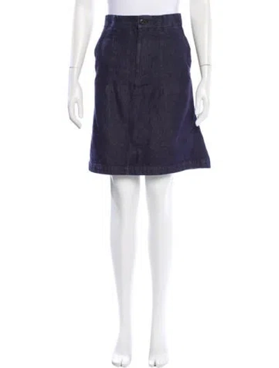 Pre-owned Junya Watanabe Vintage Knee-length Skirt In Blue