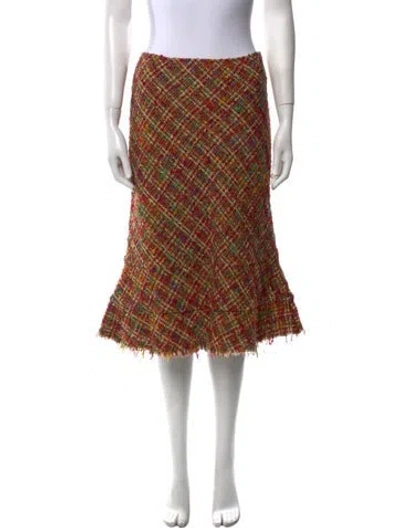Pre-owned Junya Watanabe Vintage Knee-length Skirt In Brown