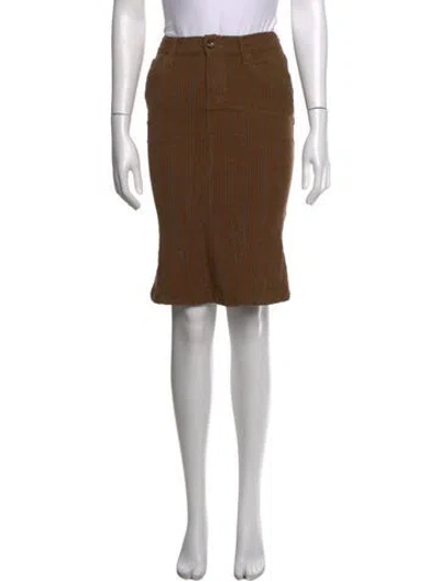Pre-owned Junya Watanabe Vintage Knee-length Skirt In Brown