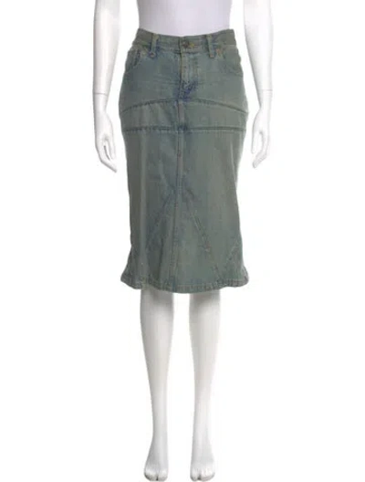 Pre-owned Junya Watanabe Vintage Knee-length Skirt In Green