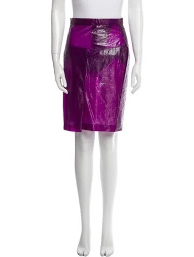 Pre-owned Junya Watanabe Vintage Knee-length Skirt In Purple