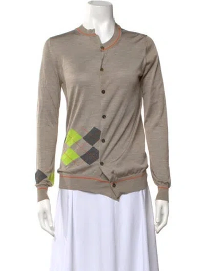 Pre-owned Junya Watanabe Vintage Late 2000's - Early 2010's Sweater In Neutrals