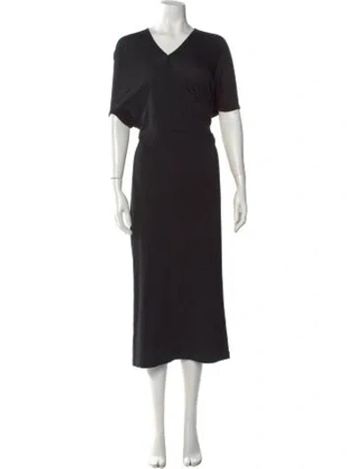 Pre-owned Junya Watanabe Vintage Long Dress In Black