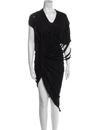 Pre-owned Junya Watanabe Vintage Long Dress In Black