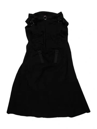 Pre-owned Junya Watanabe Vintage Long Dress In Black