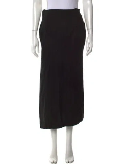 Pre-owned Junya Watanabe Vintage Long Skirt In Black