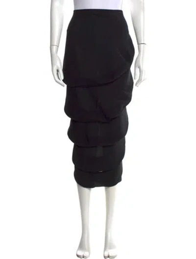 Pre-owned Junya Watanabe Vintage Long Skirt In Black