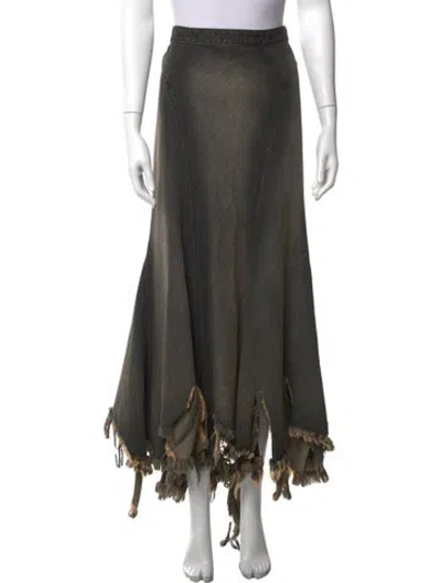 Pre-owned Junya Watanabe Vintage Long Skirt In Blue