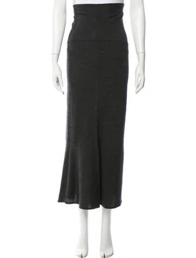 Pre-owned Junya Watanabe Vintage Long Skirt In Gray
