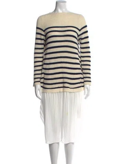 Pre-owned Junya Watanabe Vintage Midi Length Dress In Neutral