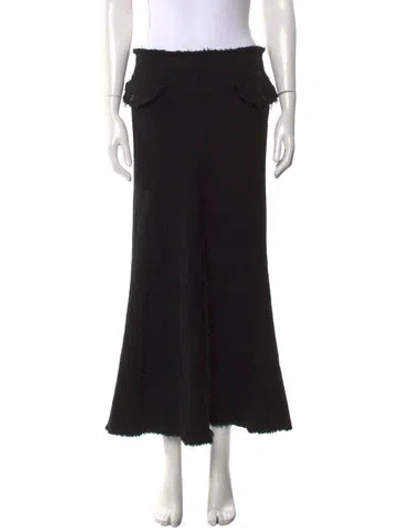 Pre-owned Junya Watanabe Vintage Midi Length Skirt In Black