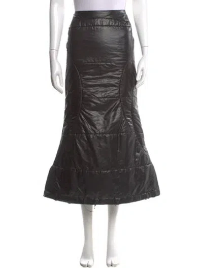 Pre-owned Junya Watanabe Vintage Midi Length Skirt In Black
