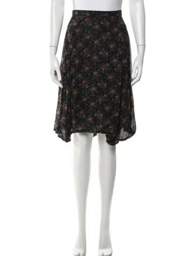 Pre-owned Junya Watanabe Vintage Midi Length Skirt In Black