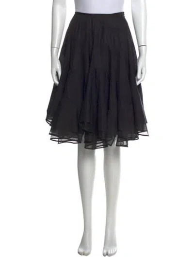 Pre-owned Junya Watanabe Vintage Midi Length Skirt In Black