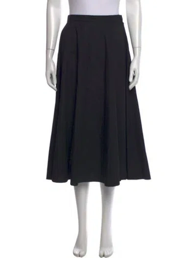 Pre-owned Junya Watanabe Vintage Midi Length Skirt In Black