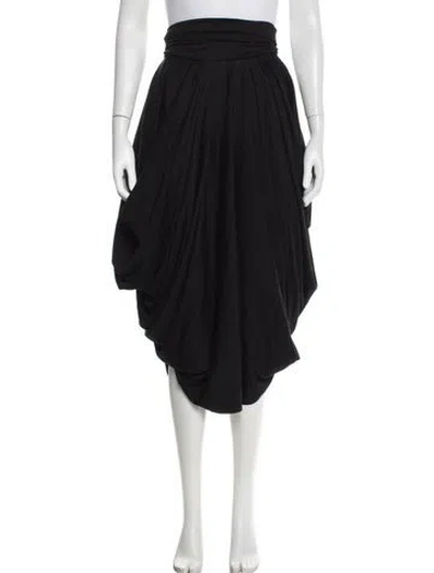 Pre-owned Junya Watanabe Vintage Midi Length Skirt In Black