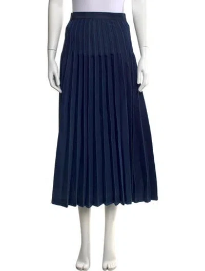 Pre-owned Junya Watanabe Vintage Midi Length Skirt In Blue