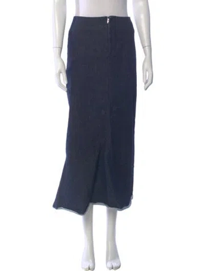 Pre-owned Junya Watanabe Vintage Midi Length Skirt In Blue