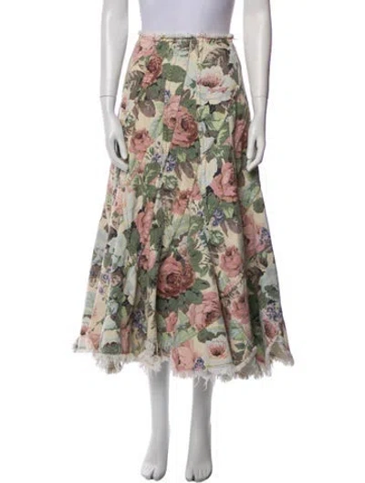 Pre-owned Junya Watanabe Vintage Midi Length Skirt In Neutral