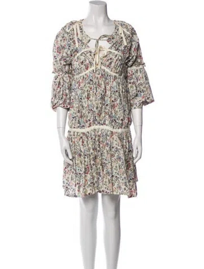 Pre-owned Junya Watanabe Vintage Mini Dress In Blue