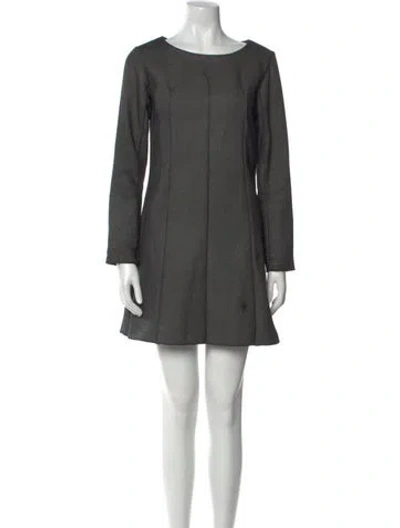 Pre-owned Junya Watanabe Vintage Mini Dress In Gray