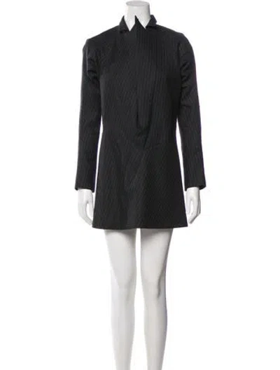 Pre-owned Junya Watanabe Vintage Mini Dress In Gray