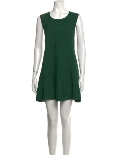 Pre-owned Junya Watanabe Vintage Mini Dress In Green
