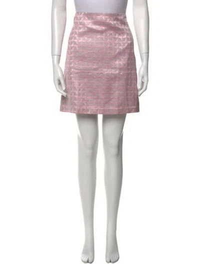 Pre-owned Junya Watanabe Vintage Mini Skirt In Pink
