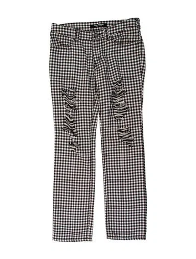 Pre-owned Junya Watanabe Vintage Straight Leg Pants In Black