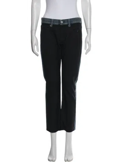 Pre-owned Junya Watanabe Vintage Straight Leg Pants In Black
