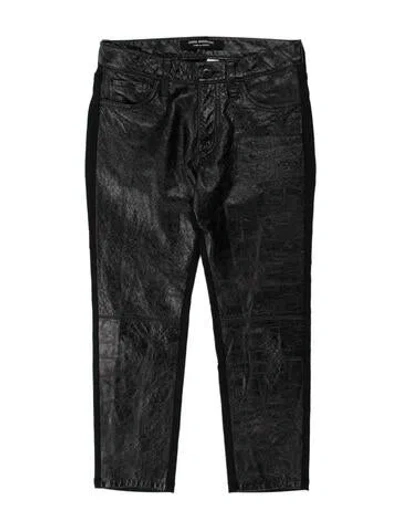 Pre-owned Junya Watanabe Vintage Straight Leg Pants In Black