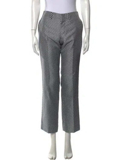 Pre-owned Junya Watanabe Vintage Straight Leg Pants In Black/silver