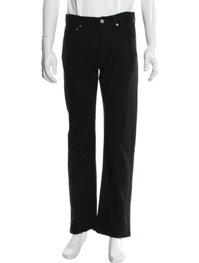 Pre-owned Junya Watanabe Vintage Straight-leg Jeans In Black