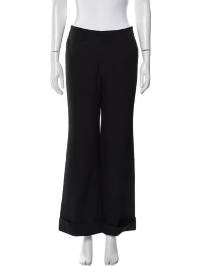 Pre-owned Junya Watanabe Vintage Wide Leg Pants In Black