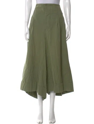 Pre-owned Junya Watanabe Vintage Wide Leg Pants In Green