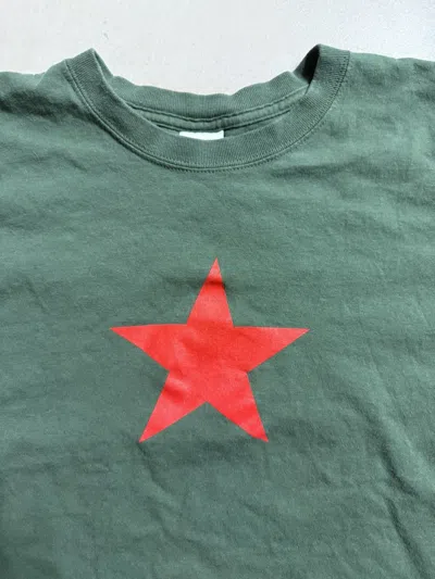 Pre-owned Junya Watanabe Vintage Y2k Star Print Tee Like  In Green