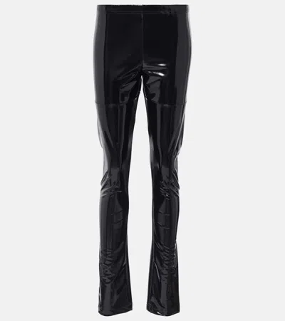 Junya Watanabe X Levi's Patchwork Panelled Cropped Trousers In Black