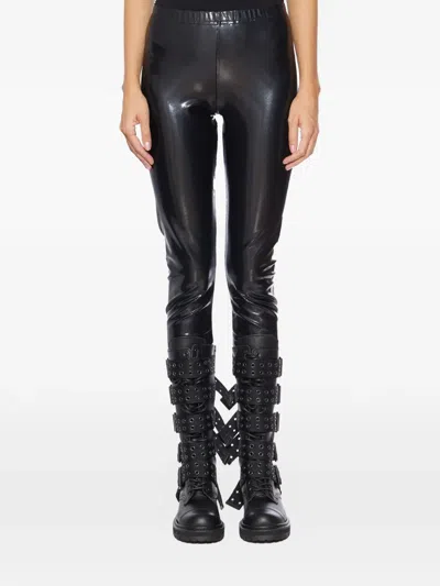 Junya Watanabe Skinny Stretch Leggings In Black