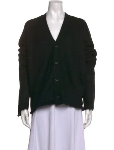 Pre-owned Junya Watanabe V-neck Sweater W/ Tags In Black