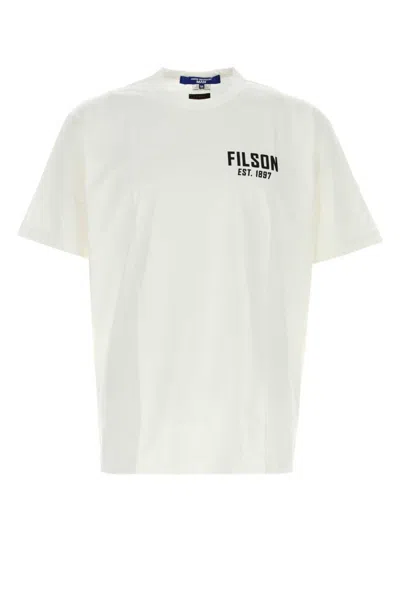 Junya Watanabe White Black Cotton T-shirt