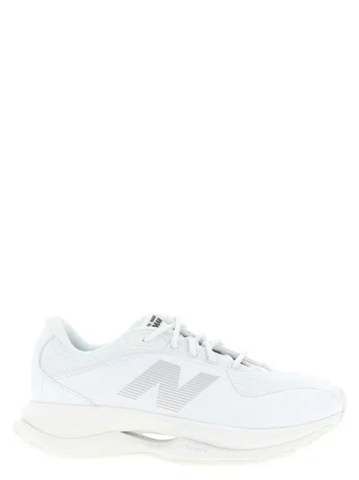 Junya Watanabe White Logo Lace Up Sneakers