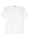 Junya Watanabe Lightweight Open-knit Crewneck Panelled T-shirt