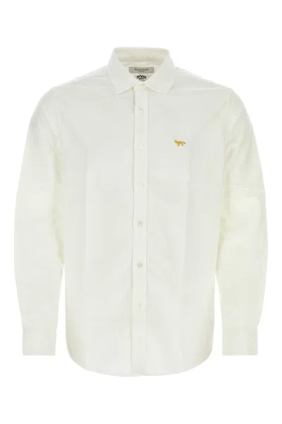 JUNYA WATANABE WHITE POPLIN JUNYA WATANABE X MAISON KITSUNE SHIRT