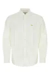 Junya Watanabe Classic Button-up Shirt With Embroidered Detail In White