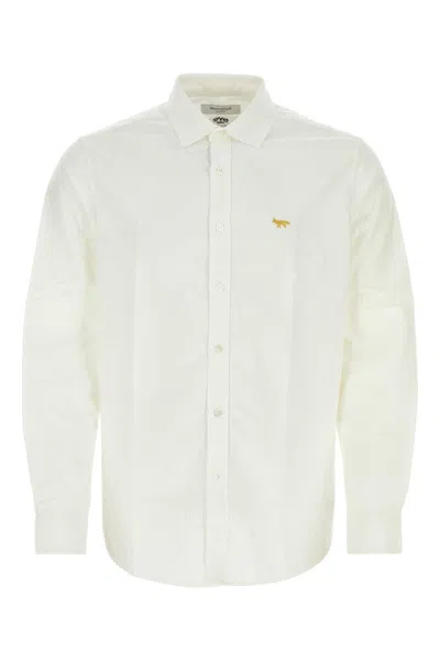 JUNYA WATANABE WHITE POPLIN JUNYA WATANABE X MAISON KITSUNE SHIRT