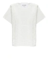 Junya Watanabe White T-shirt With Net In White