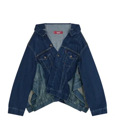 Junya Watanabe Wide Collar Denim Jacket