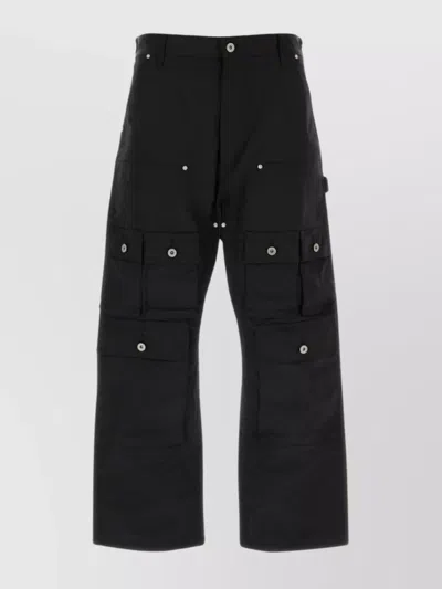 Junya Watanabe Wide Leg Cargo Pant With Multiple Pockets In Black