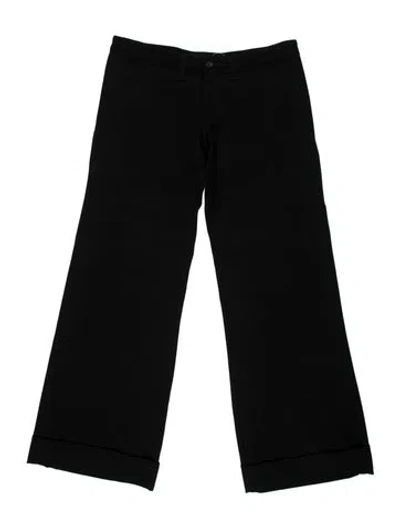 Pre-owned Junya Watanabe Wide Leg Pants In Black