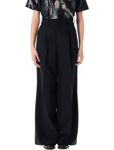 Junya Watanabe Wide Leg Tailored Pant In Black